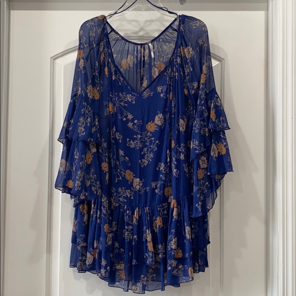 Free People Floral Mini Dress